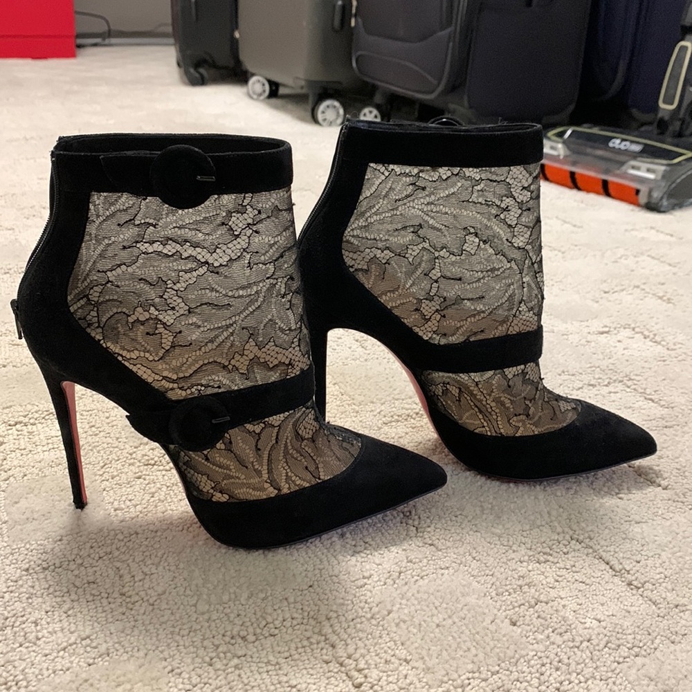 Christian Louboutin Lace booties